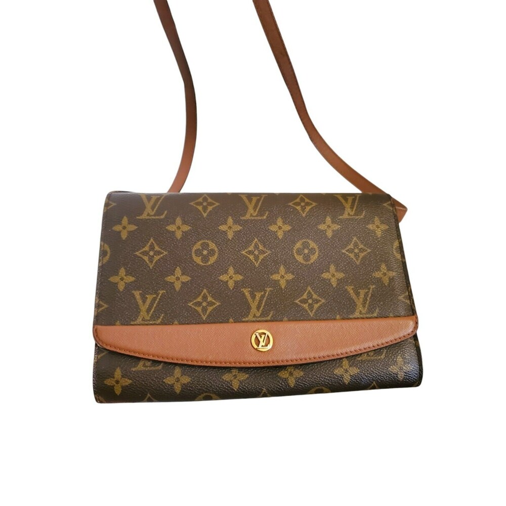 Louis Vuitton Monogram Bordeaux Convertible Shoulder Clutch Bag PRE-LOVED...